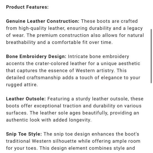 CORRAL Size 7 Embroidered Boot LIKE NEW - Picture 7 of 9